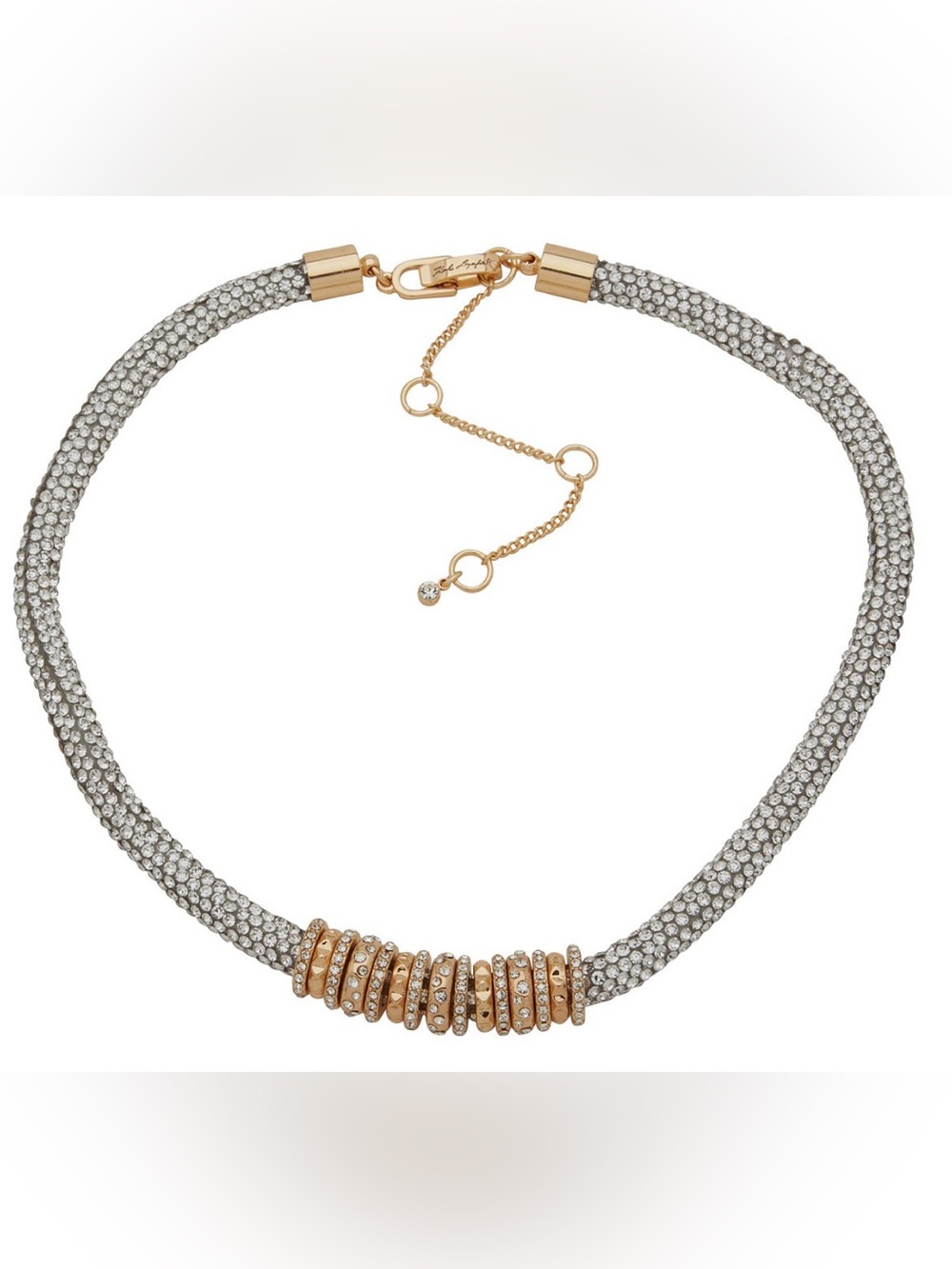 NWT Gold-Tone Extender Chain Collar Necklace by Karl Lagerfeld